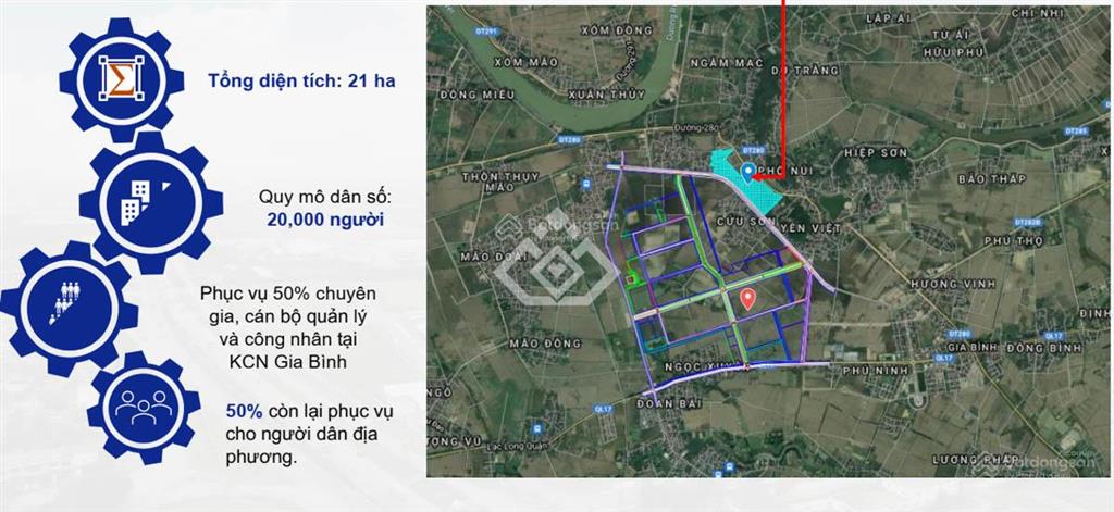 Cdt kcn gia bình i, bắc ninh dt 1ha| kết nối vđ4, ct hà nội  bắc giang