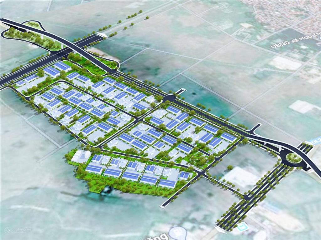 Chuyển nhượng dự án 3,3ha ccn hợp thịnh bắc, giang, kết nối tt cn bắc ninh  hà nội| giá 2,7tr/m²