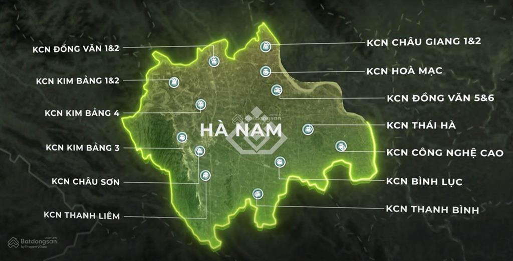 Trực tiếp cđt taseco khu công nghiệp đồng văn 3 hà nam bán đất từ 10.000m²  giá tốt nhất khu vực