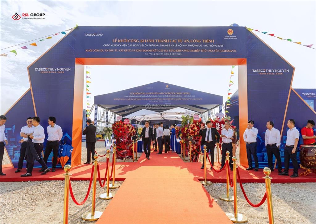 Taseco mở bán 1ha kcn thủy nguyên hải phòng với chuỗi logistics cảng biển  cao tốc  sân bay