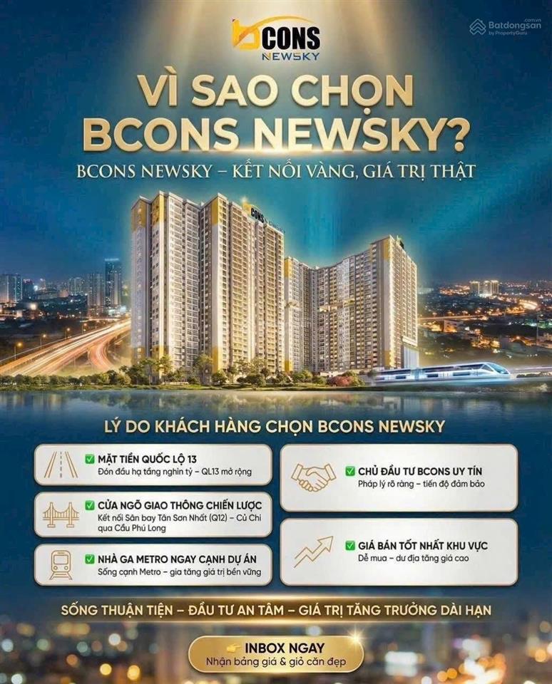 Bcons newsky căn hộ 65m² | thành phố hồ chí minh
