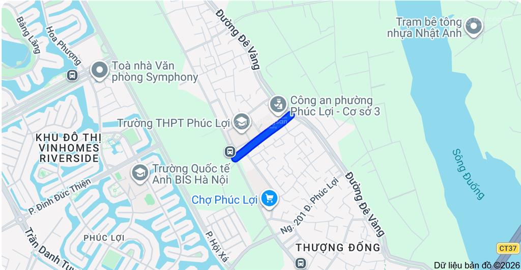 Bán đất mặt ngõ 195, đường trước nhà rộng 15m, sổ đỏ sẵn giao dịch