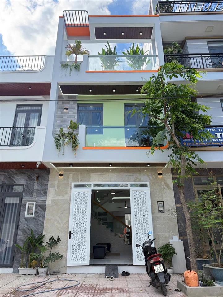 Bán nhà mới xây 1 trệt 2 lầu đường 12m vị trí đẹp p. thạnh xuân chỉ 4.79 tỷ
