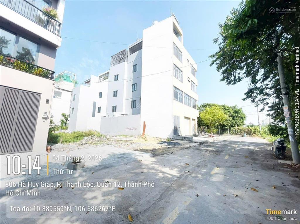 Đất ngay cầu ông đụng hà huy giáp 68.4m2 đường 10m, khu nhà lầu đồng bộ chỉ 4tỷ65
