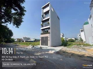 Bán đất view sông sg (4x19) khu vip đường ô tô thoải mái ngay cầu ông đụng q12 chỉ 4,2 tỷ