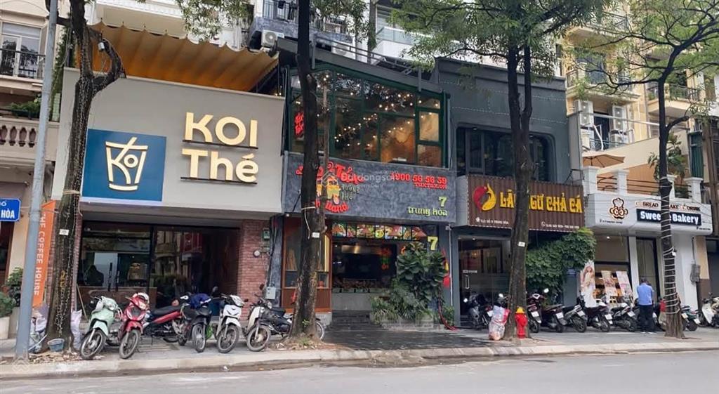 Mặt phố loanh quanh khu nguyễn khuyến  văn quán cực đẹp 80m2 x 4 tầng khu văn phòng cực đông