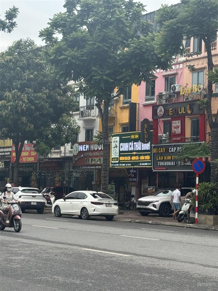 Mặt phố loanh quanh khu nguyễn khuyến  văn quán cực đẹp 80m2 x 4 tầng khu văn phòng cực đông