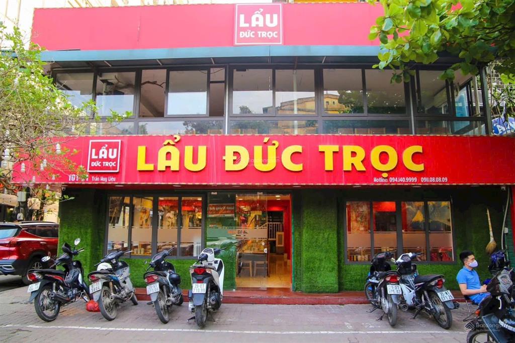 Cho thuê mặt phố khu nguyễn văn tuyết 200m2 x 2 tầng cực đẹp  mặt tiền 10m dãy ăn uống cực vip