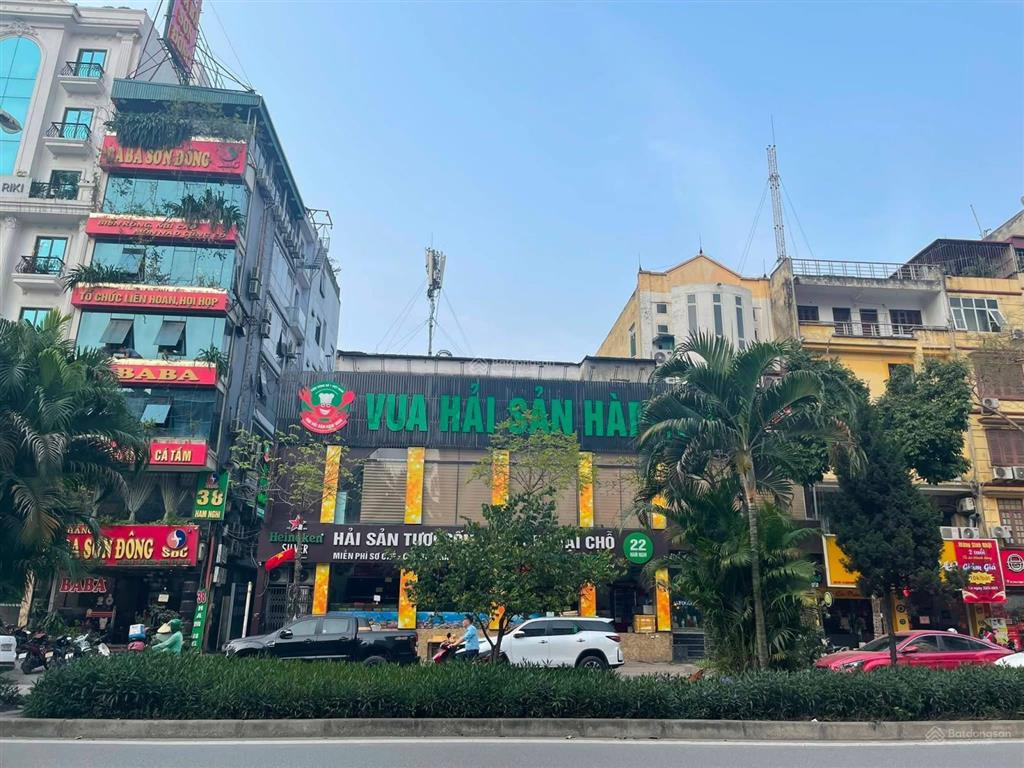 Cho thuê mặt phố khu nguyễn văn tuyết 200m2 x 2 tầng cực đẹp  mặt tiền 10m dãy ăn uống cực vip