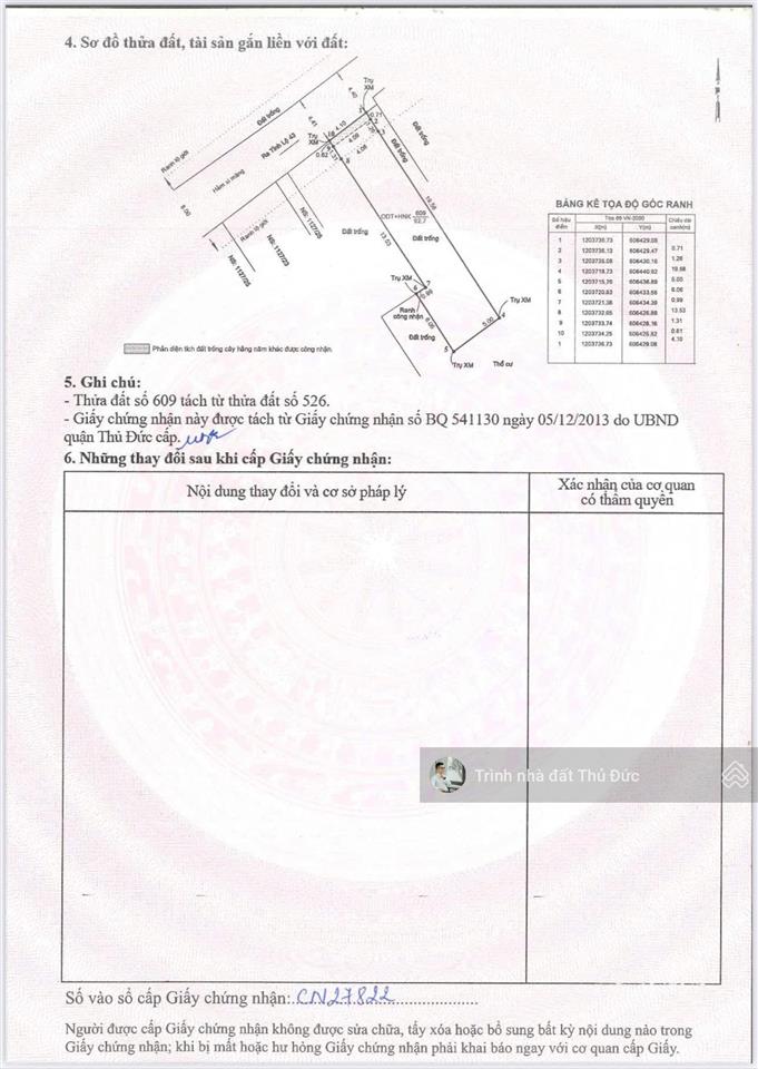Bán đất mặt tiền hẻm 1127, tỉnh lộ 43, bình chiểu, 4,6 tỷ, 144m², giá tốt, hiếm có tại thủ đức