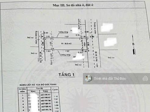 Bán nhà riêng 3pn, 3wc, 30m2 tại số 38, hiệp bình chánh, 3,8 tỷ, view đẹp, giá tốt