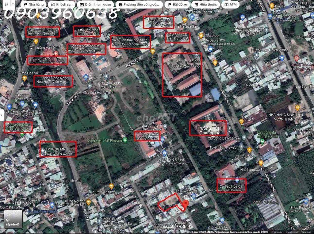 THẠNH LỘC 12 - 25 tỷ sale 5,1 TỶ CÒN 19,9 TỶ- l 1000M2  NGAY Trung tâm