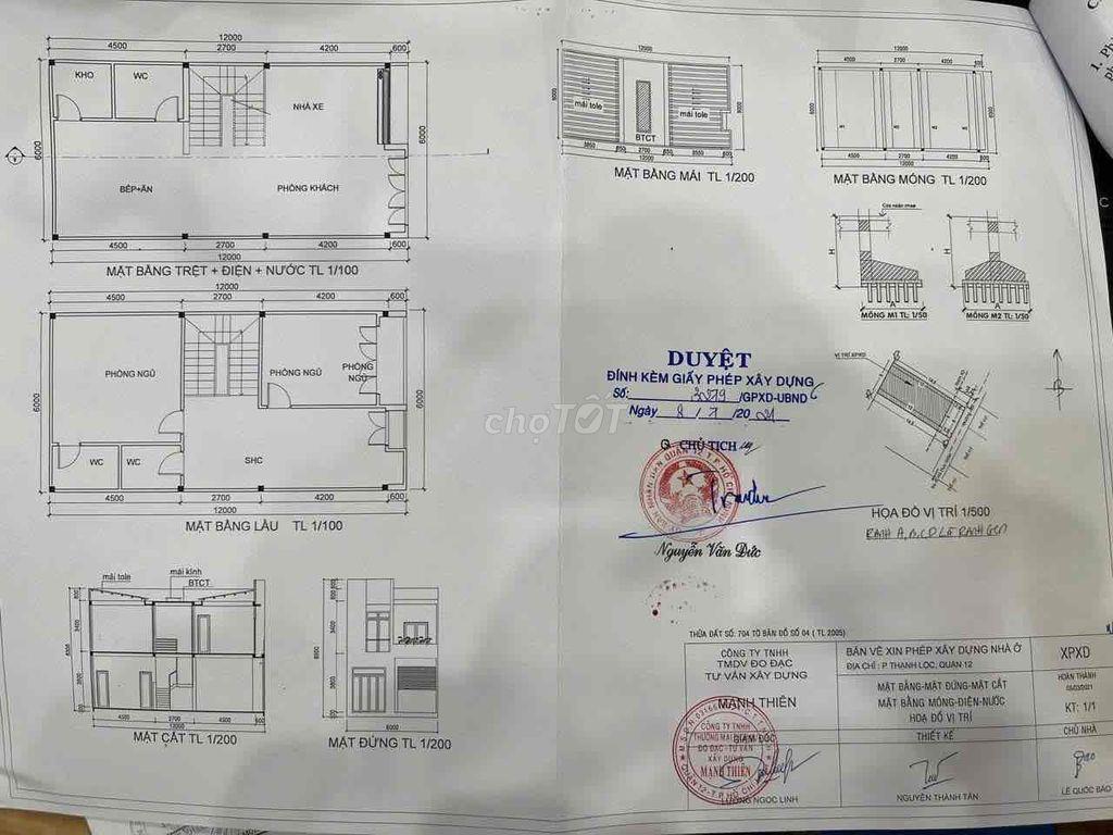2,43 TỶ - NHÀ SỔ HỒNG  -3PN- THẠNH LỘC 47-43M2 THỔ CƯ.