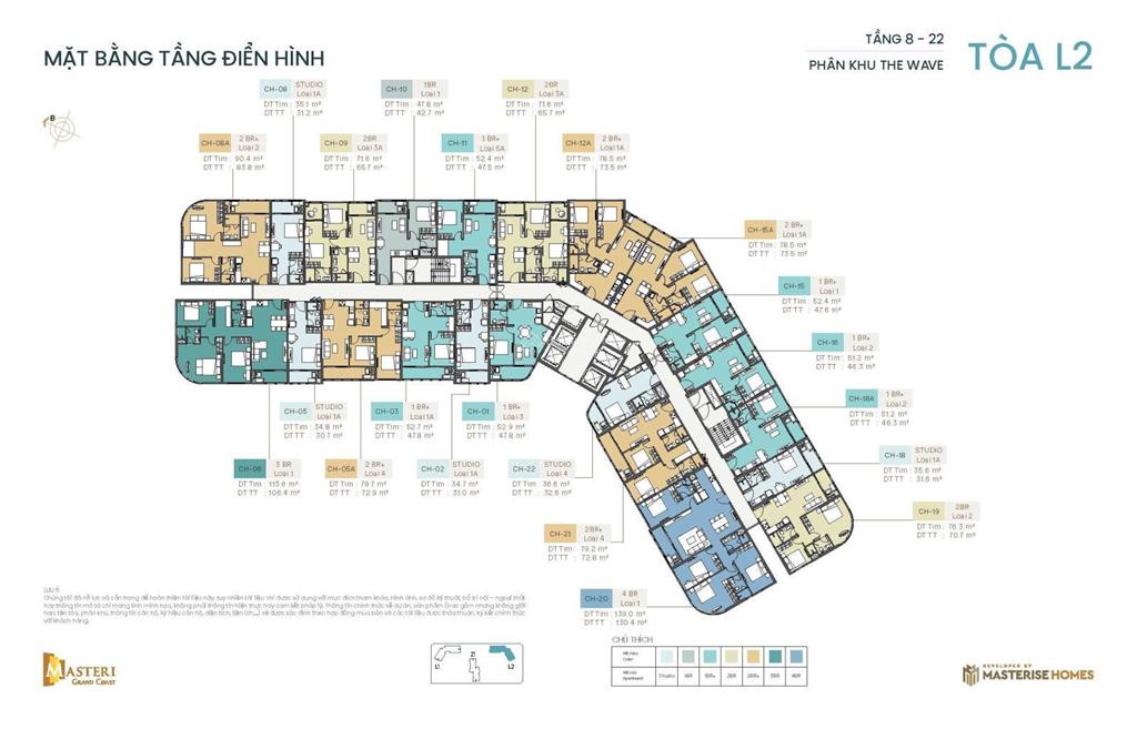 Mở bán masteri grand coast  cơ hội vàng sở hữu ch view hồ tạo sóng  chỉ từ 70tr/m  ck 17%