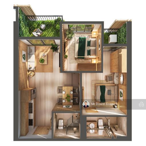 Sở hữu căn hộ 2n 2vs 60m²  skyforest || giá tốt 4.1 tỷ || nhà mới tinh