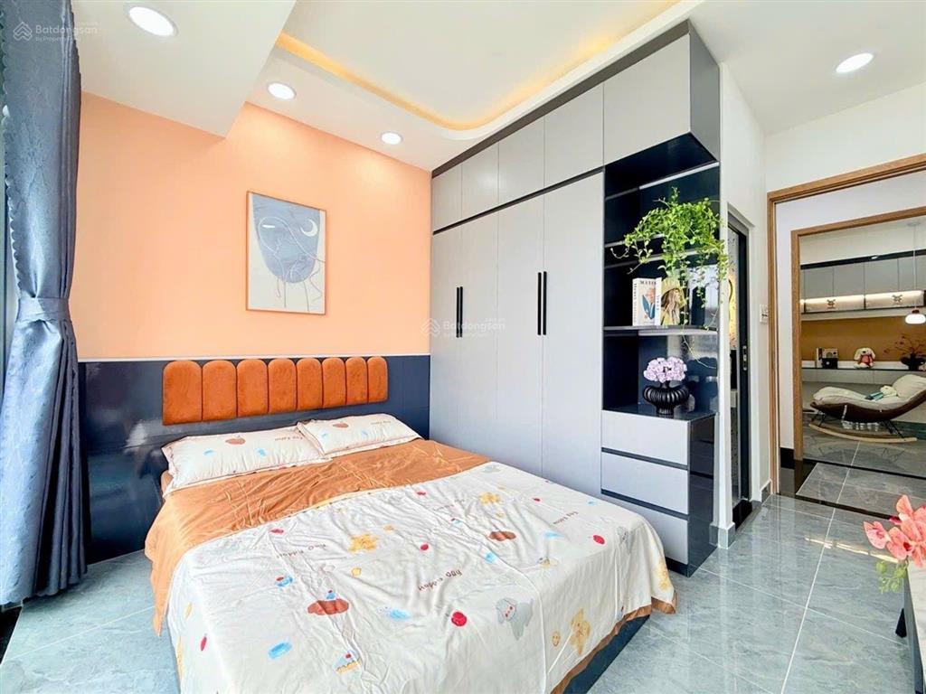 Nhà mới đẹp phan văn trị  36m²  hẻm xe hơi  ngay chợ cây thị  10' sân bay  bình thạnh