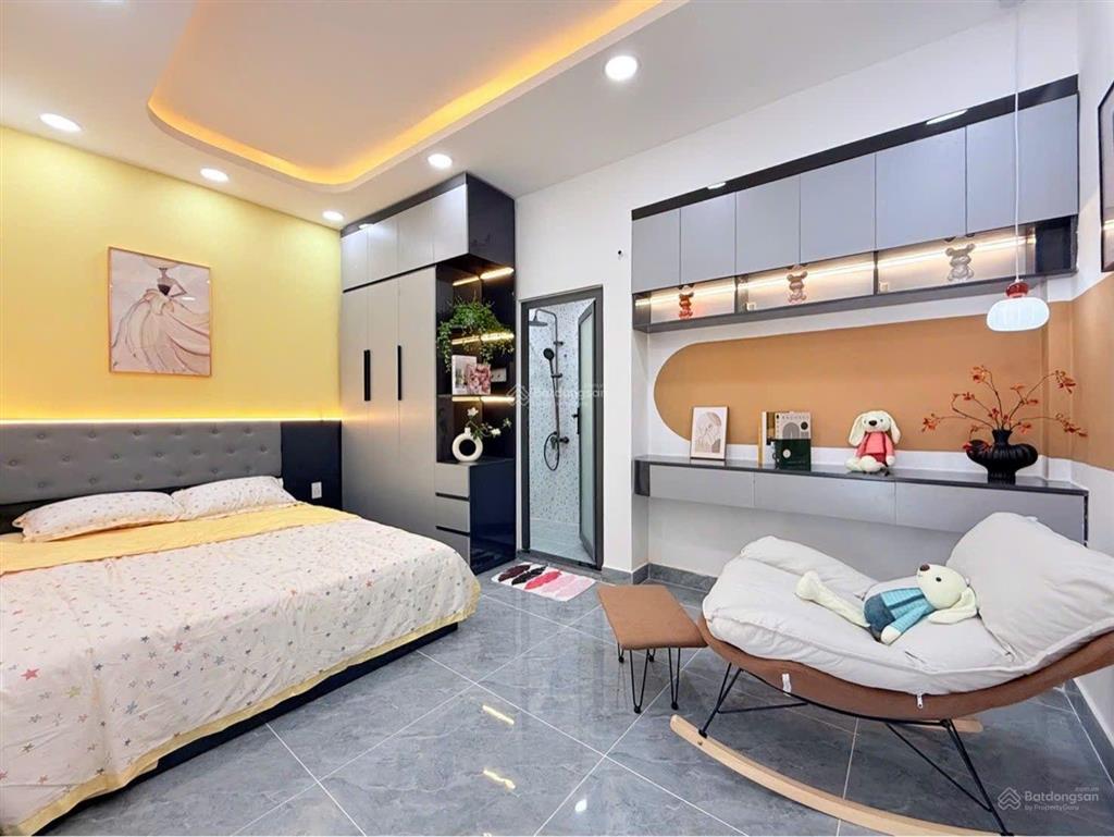 Nhà mới đẹp phan văn trị  36m²  hẻm xe hơi  ngay chợ cây thị  10' sân bay  bình thạnh