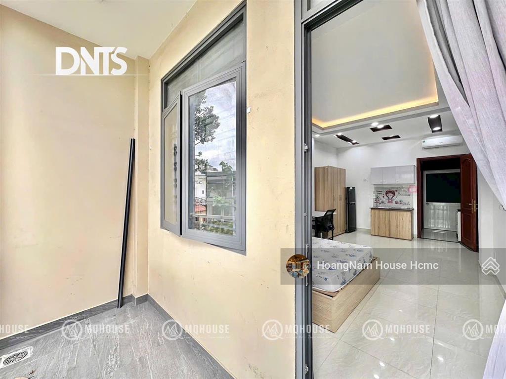 Căn hộ studio ban công  thang máy  ngay chợ tân định  cầu bông  đh kinh tế ueh isb  bờ kè hs