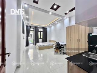 Căn hộ studio ban công  thang máy  ngay chợ tân định  cầu bông  đh kinh tế ueh isb  bờ kè hs