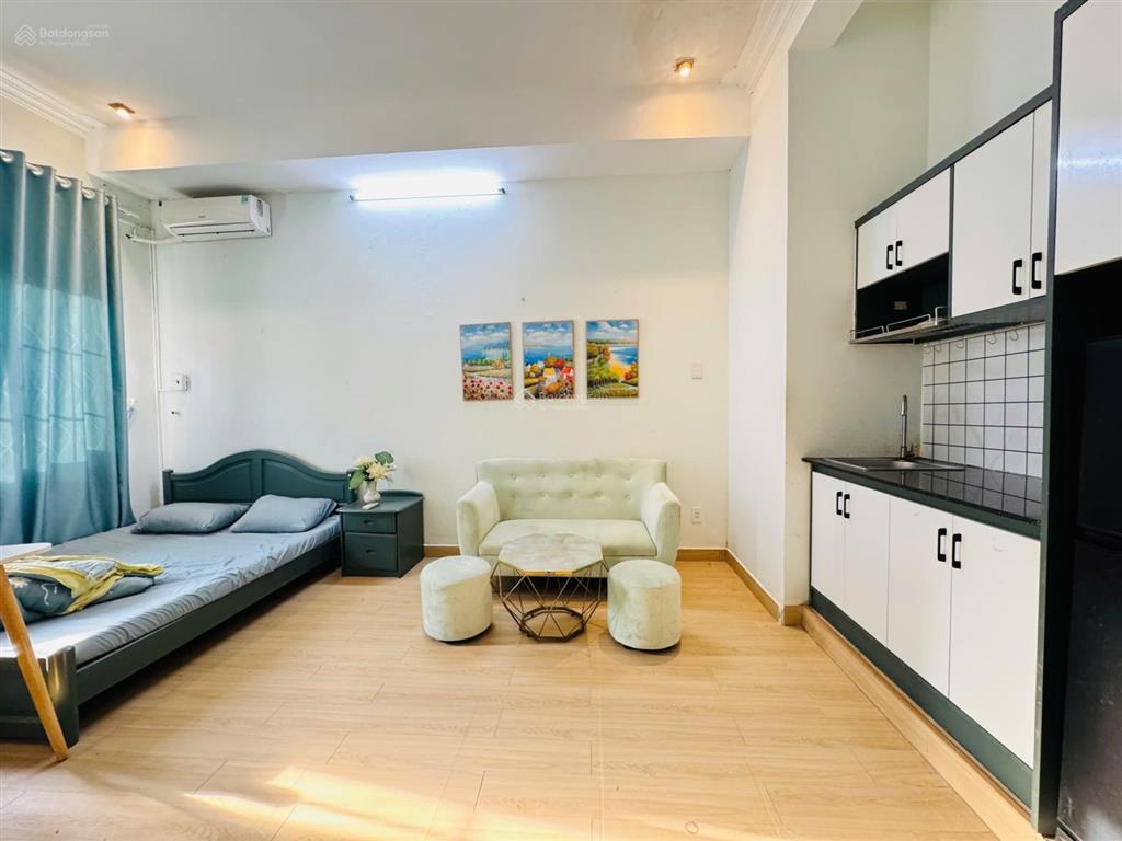 Căn hộ 40m2 ban cônggiặt riêngngay công viên lê văn támhồ con rùavòng xoay đakao q1