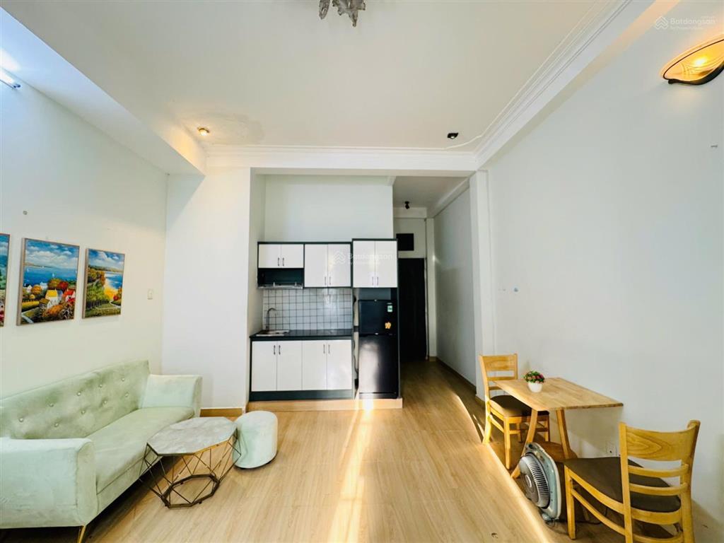 Căn hộ 40m2 ban cônggiặt riêngngay công viên lê văn támhồ con rùavòng xoay đakao q1