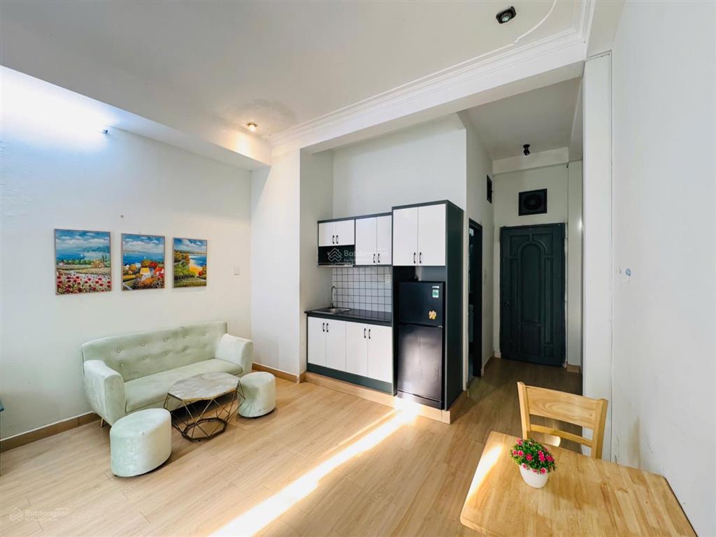 Căn hộ 40m2 ban cônggiặt riêngngay công viên lê văn támhồ con rùavòng xoay đakao q1