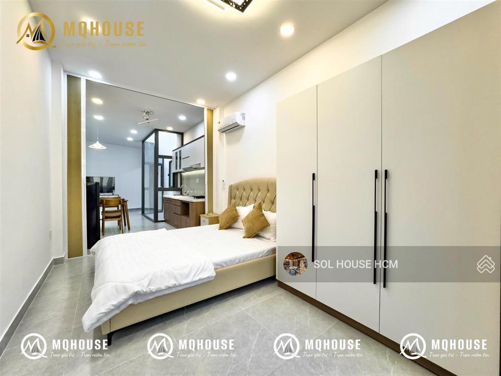 Căn hộ 1pn ngăn bếp, nội thất cao cấp, có phòng gym, ngay lavela sg hotel, công viên lê văn tám