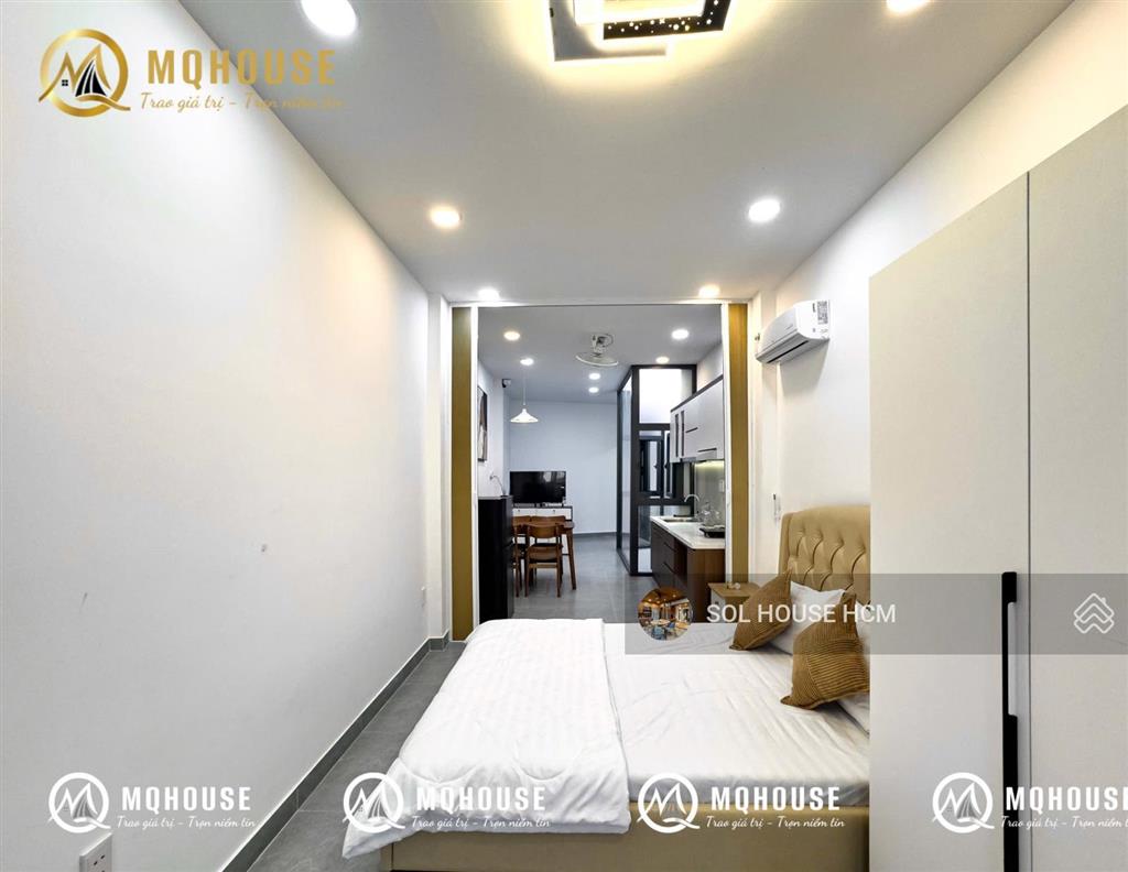 Căn hộ 1pn ngăn bếp, nội thất cao cấp, có phòng gym, ngay lavela sg hotel, công viên lê văn tám