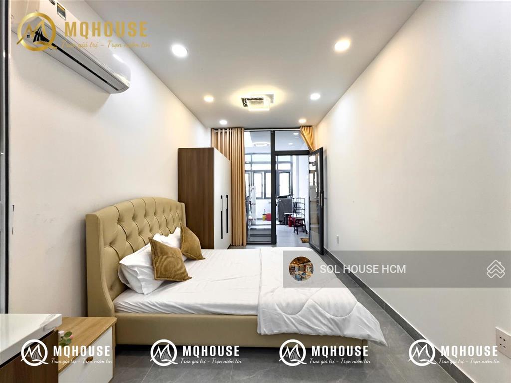 Căn hộ 1pn ngăn bếp, nội thất cao cấp, có phòng gym, ngay lavela sg hotel, công viên lê văn tám