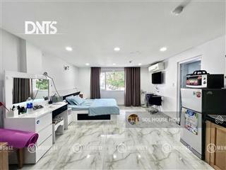 Căn hộ studio cửa sổ trời 40m2  thoáng mát  sạch sẽ  ngay  bason  thảo cầm viên  hồ con rùa