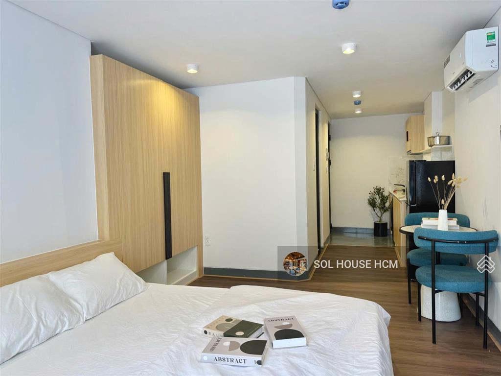 Căn hộ studio cao cấp  full nt  giặt riêng  ngay lavela sg hotel  cầu công lý  bờ kè hoàng sa