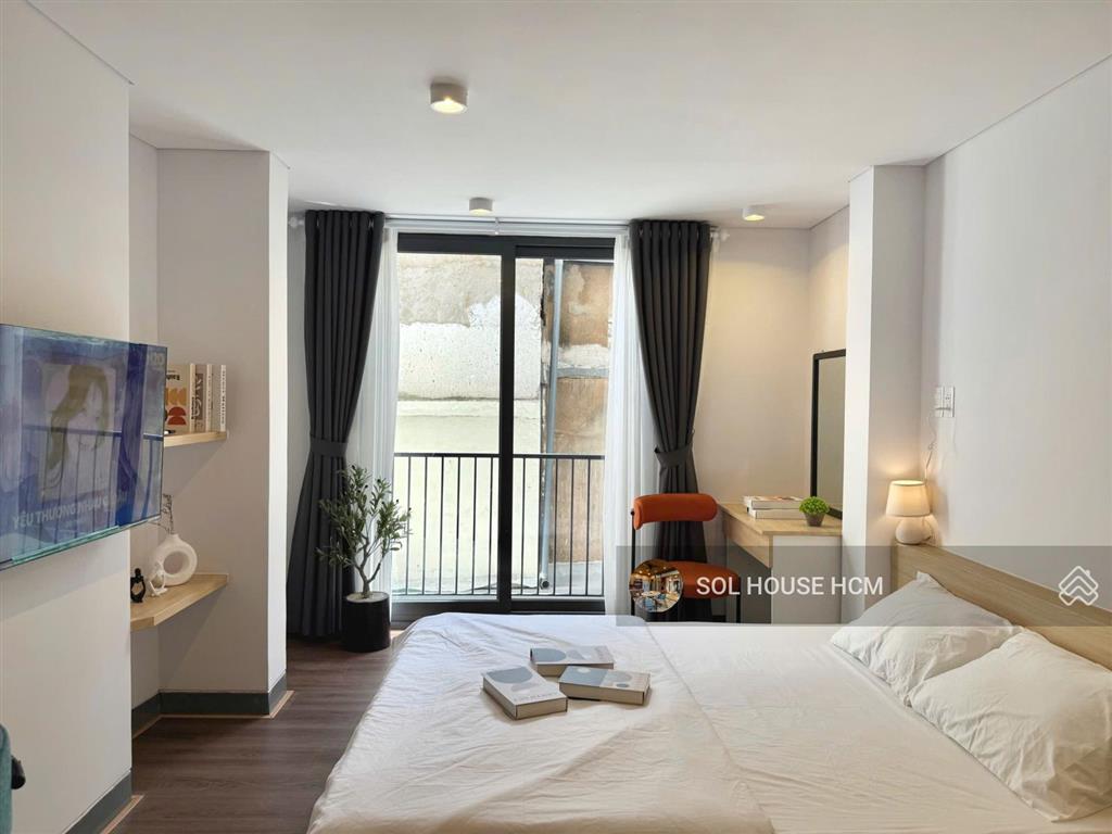 Căn hộ studio cao cấp  full nt  giặt riêng  ngay lavela sg hotel  cầu công lý  bờ kè hoàng sa