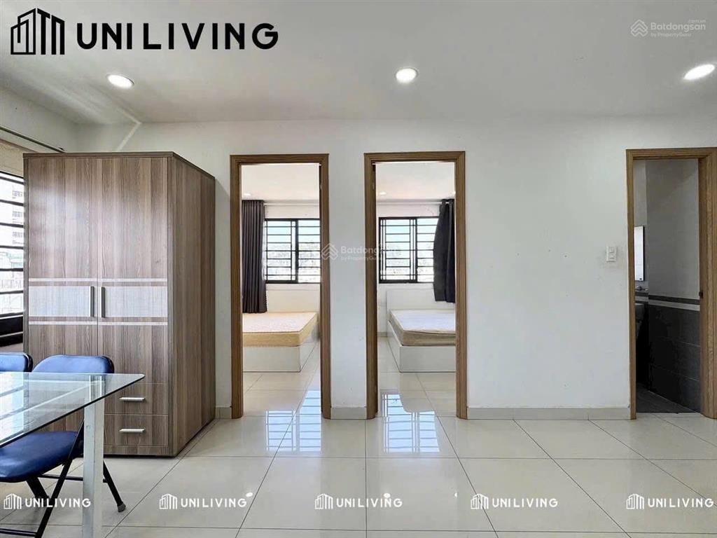 Căn hộ 2pn + 1pk rộng thoáng  giặt riêng  ngay vạn kiếp  phố ẩm thực phan xích long giáp q1