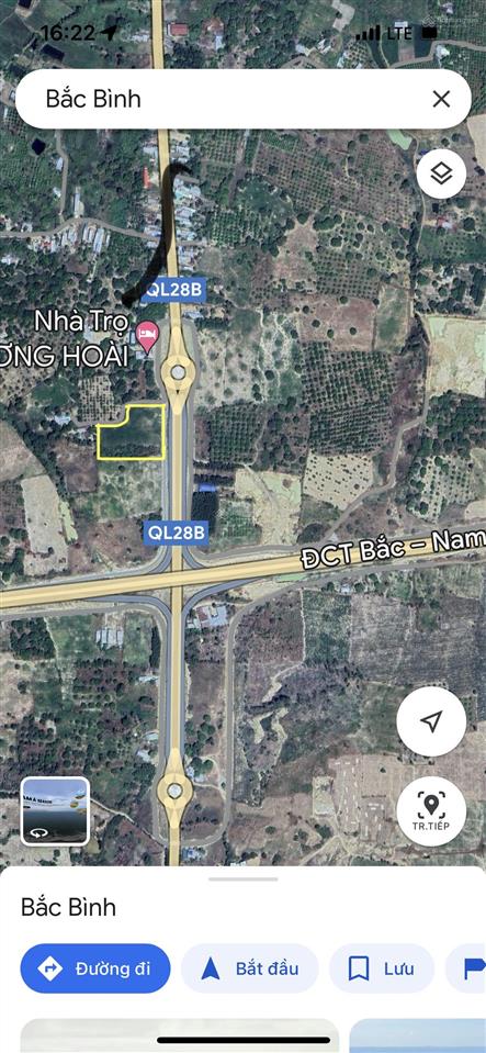 Ở xa cần bán 8800m2 ngay nút giao cao tốc và ql28b ( hướng đà lạt  bình thuận )