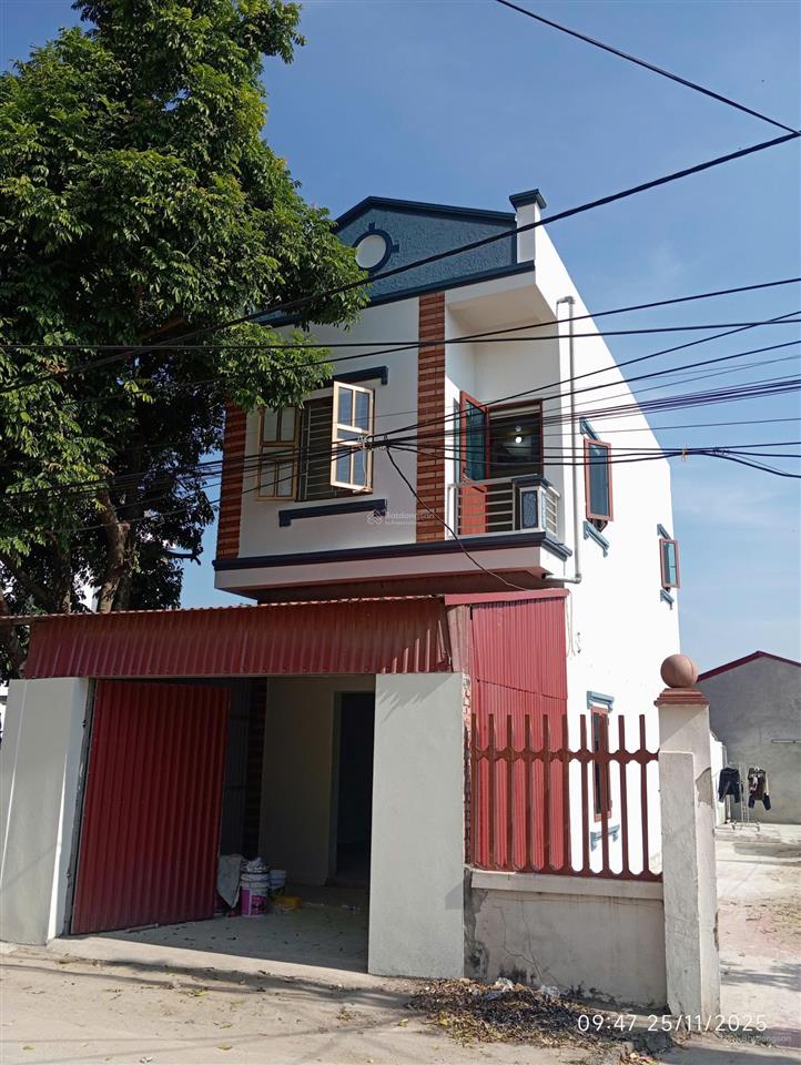 Bán nhà thôn đông nứa, hiệp hòa, bắc ninh dt 100m2 x 2 tầng, ô tô tránh, kinh doanh giá 1.85 tỷ