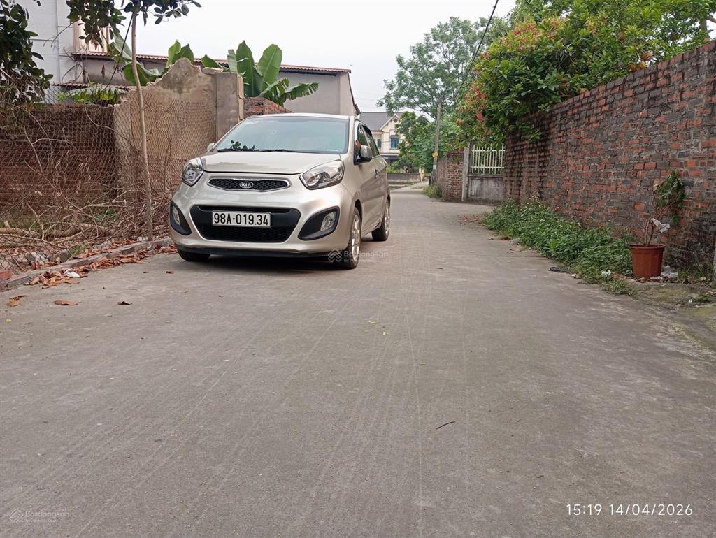 Bán đất thôn hoà tiến, bách nhẫn, hợp thịnh, bắc ninh 150m2 mặt tiền 6m gần thpt hh số 3 giá 1.25t