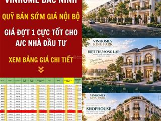 Nhận booking đợt 1 vinhomes kingpark hoà long, bắc ninh.  0986 408 *** để nhận ưu đãi sớm
