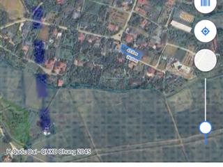 Mảnh đất hoa hậu tại ngã 3 đường liên xã 100 m2, mặt tiền 5.7m đất cách nhà máy in tiền 4 phút