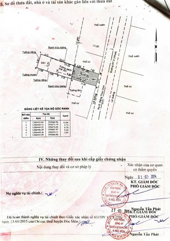 Giảm mạnh còn 5 tỷ, nhà c4 mặt tiền huỳnh thị na, dt 161m2, sổ hông riêng, đường nhựa 12m