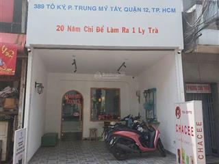 Nhà mặt tiền kinh doanh đường tô ký,diện tích130m2, sổ hồng riêng, chỉ 17.5 tỷ