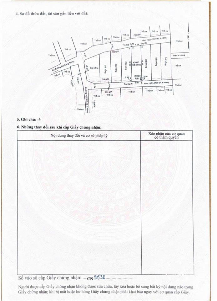 Đất 2 mặt tiền sẹc ngắn đường bùi công trừng, dt 85m2, sổ hồng riêng, gần chợ gấu, chỉ 2,65 tỷ