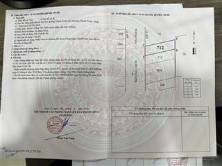 Đất tx52, dt 50m2, sổ hồng riêng, đường 8m thông, chỉ 3.1 tỷ