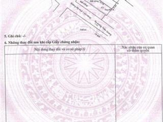 Đất sẹc ngắn đường tô ký, dt 100m2, sổ hồng riêng, chỉ 5.4 tỷ