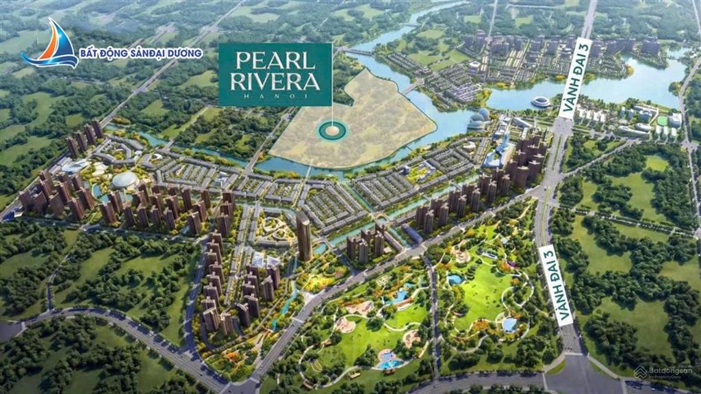 Mở bán chính thức khu đô thị vip nhất mê linh  pearl rivera mê linh giá mở bán đợt 1 chỉ 1xxtr/m2