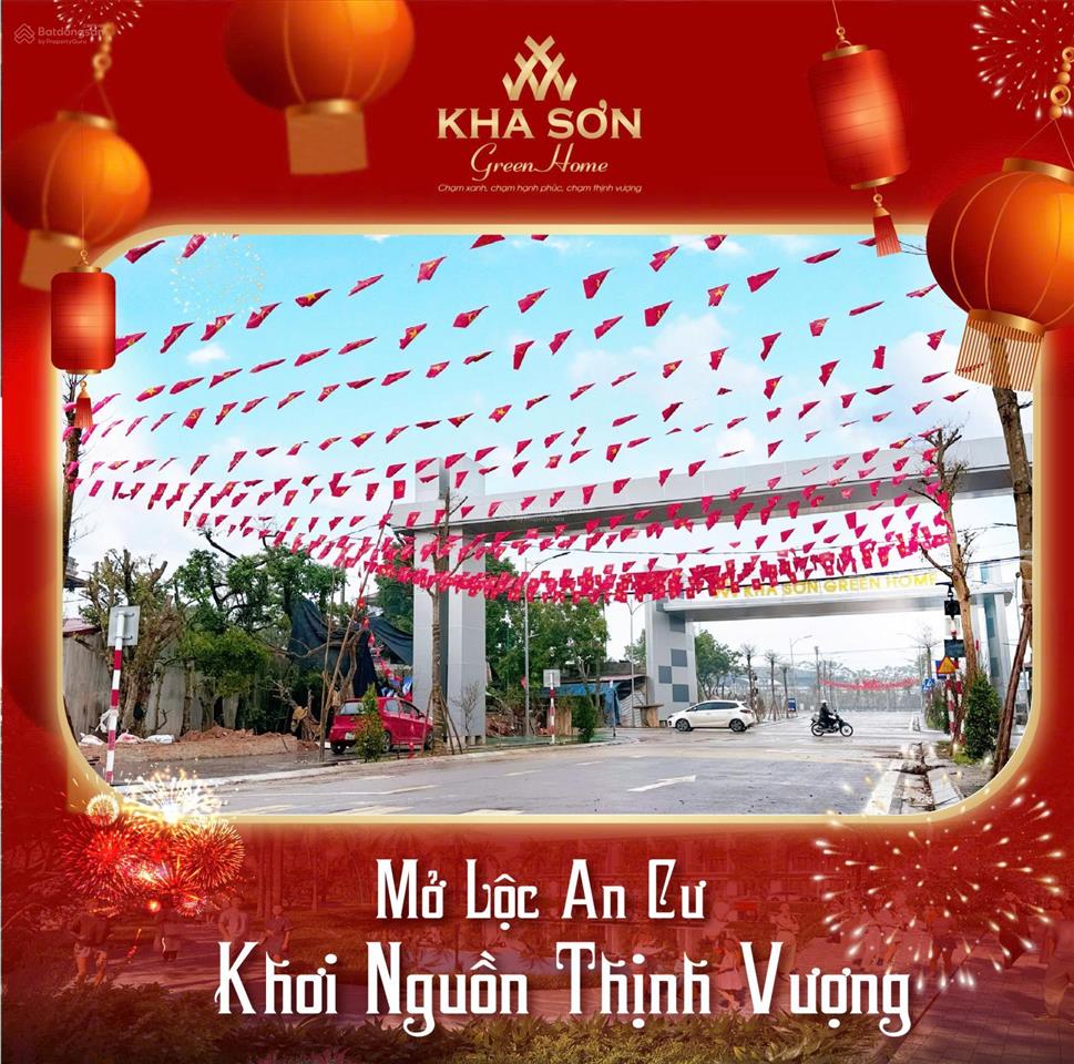 Chỉ từ 18tr/m2 + ck tới 5% sở hữu ngay lô đất tại kha sơn green home thái nguyên. hl 0924 665 ***