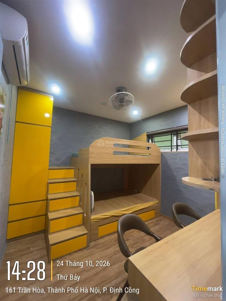 Căn 59m2 sổ đỏ 3,85 tỷ đầy đủ nội thất mới vào ở luôn chung cư đại kim bulding, định công, hà nội