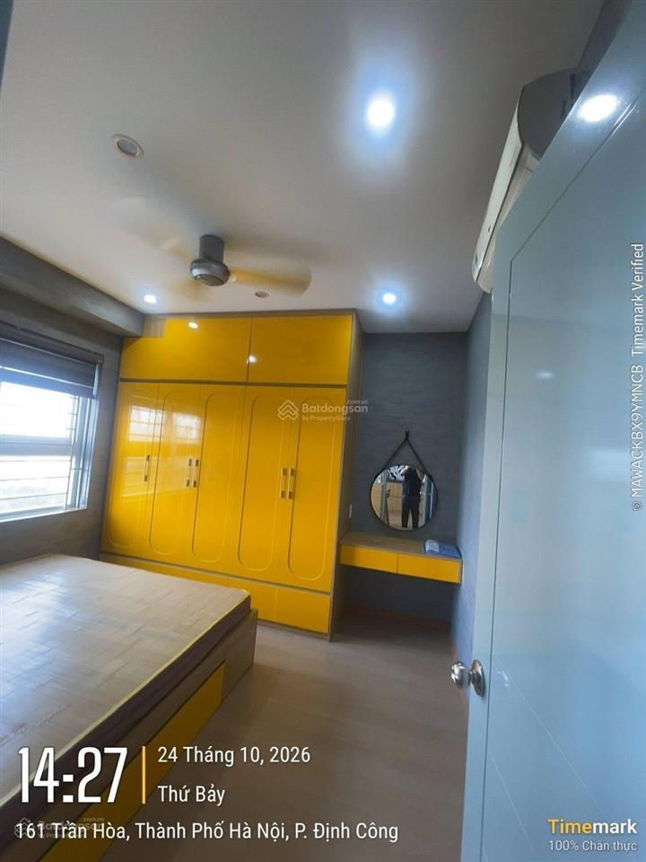Căn 59m2 sổ đỏ 3,85 tỷ đầy đủ nội thất mới vào ở luôn chung cư đại kim bulding, định công, hà nội