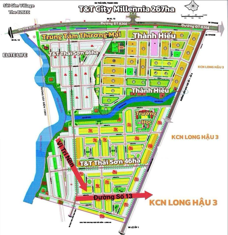 Nền đẹp giá rẻ duy nhất tại kdc thái sơn long hậu.  0907 219 *** ms việt