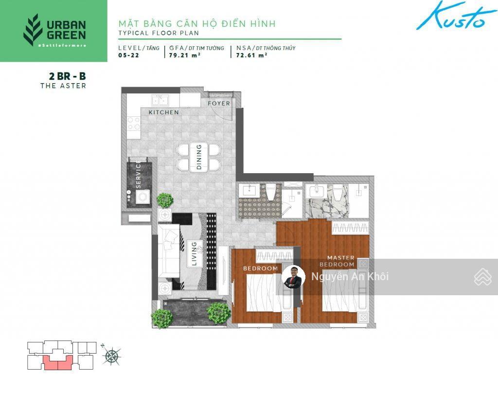 Siểu phẩm!  căn hộ 2pn 2wc  nhận nhà vào ở ngay  thanh toán nhẹ nhàng dt 65m2 giá 5.2 tỷ