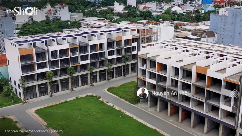 Nhà phố sholi shophouse  mặt tiền đường an dương vương  gh cđt, chiết khấu 8% tặng thang máy